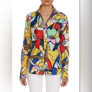Robert Graham Multicolor Abstract Button Down Shirt